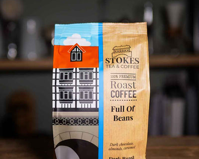 Bag of Full Of Beans Coffee. 