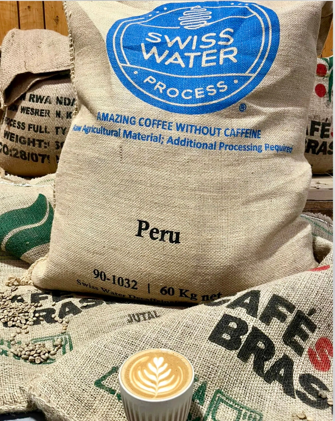 Coffee sacks - charity donation